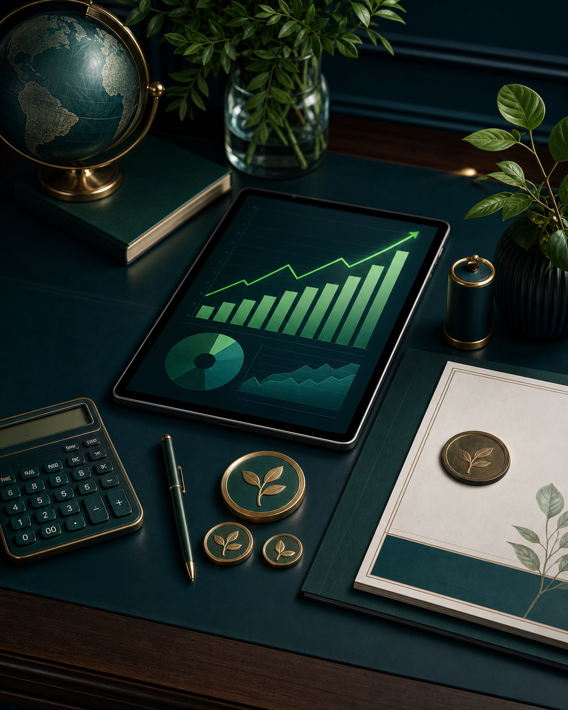 Sustainability performance dashboard for climate strategy